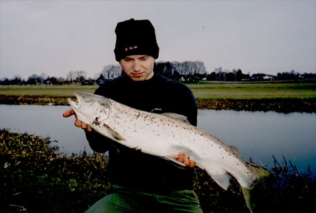 Jonas Hansen med havrred - 4.6 kg.